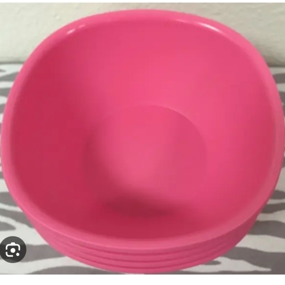 Tupperware 4 x Legacy Soup or Cereal Serving 1.75C bowls New - Pretty Pink Punch - Picture 6 of 16